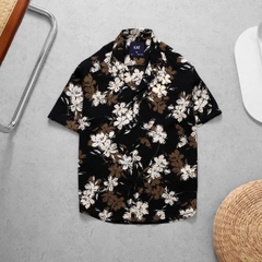 Áo Sơ Mi Cuban Hoạ Tiết KAF SM71