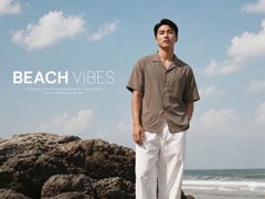 Áo Sơ Mi Linen Cổ Cuban KAF SM07