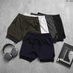 Quần Short Thể Thao 2 Lớp Legging QS183