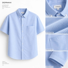 Sơ Mi Tay Ngắn Vải Oxford Cao Cấp SM09