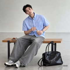 Sơ Mi Tay Ngắn Vải Oxford Cao Cấp SM09