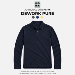 Áo Polo Nam Tay Dài Khử Mùi Dework PL89