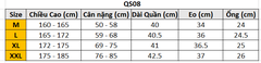 Quần Short Bonding das QS08