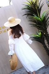 Nón cói chuông lớn viền trắng