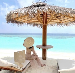 Nón cói chuông lớn viền trắng