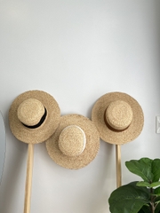 Nón cói mềm viền màu