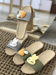 Dép cói bảng ngang cục bông các loại