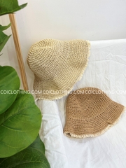 Nón cói mềm cúp nhỏ viền ren