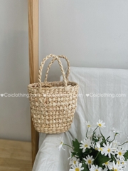 Lục bình đan mini xách tay