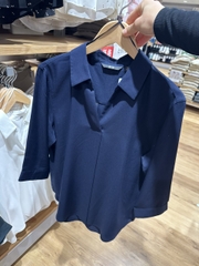Áo sơmi nữ rayon cổ V 461143