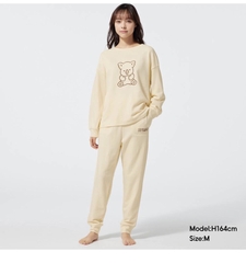 Bộ mặc nhà cotton hình gấu Gu 345634