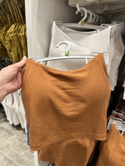 Áo bra crop top Gu 347135