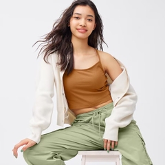 Áo bra crop top Gu 347135