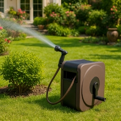 Bộ vòi tưới vườn thu rút BOXY NEXT 30m Takagi RC1330BR