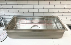 Chậu rửa bát chén Shigeru LE JSL-K 2F FS Nội địa Nhật