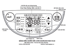 Nồi cơm điện ZOJIRUSHI NW-VC10 1.0L | Công nghệ nấu Cao tần