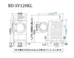 Máy giặt Hitachi BD-SV120KL giặt 12kg - sấy 6kg