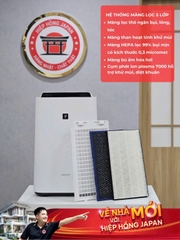 Máy lọc không khí Sharp KC-T50-W nội địa Nhật