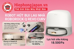 Robot hút bụi lau nhà Roborock Q Revo Curv