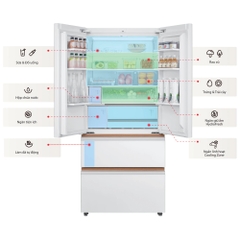 Tủ lạnh Toshiba Japandi Multi Door GR-RF690WI-PGV(67)