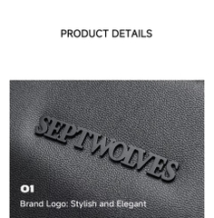 Balo Da SEPTWOLVES Cao Cấp Unisex