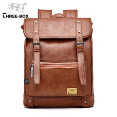 Balo Da Threebox Thời Trang Unisex TB1353