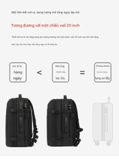 Balo Du Lịch Hút Chân Không Coolbell Poso-673 Kèm Máy Hút
