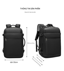 Balo Du Lịch Hút Chân Không Coolbell Poso-673 Kèm Máy Hút