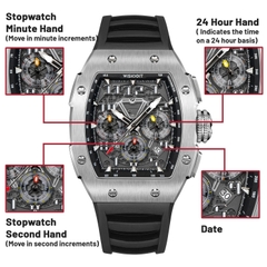 RACING | GT CHRONO-SILVERY WATCH