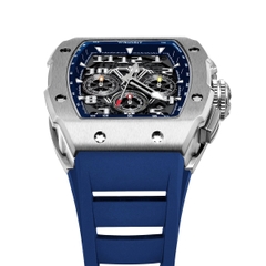 RACING | GT CHRONO-SILVERY WATCH (BLUE STRAP)