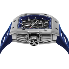 RACING | GT CHRONO-SILVERY WATCH (BLUE STRAP)