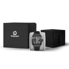 SKELETON | HOURGLASS-BLACK WATCH