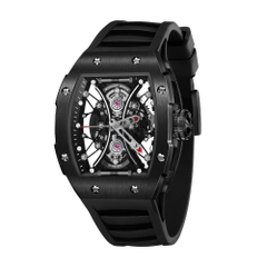 SKELETON | HOURGLASS-BLACK WATCH