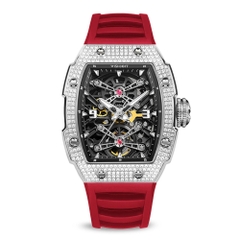 CUSTOMIZED CASE | CAPTAIN KIDD-SILVERY WATCH (RED STRAP)