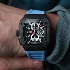 RACING | F-150 CHRONO-BLACK WATCH (LIGHT BLUE STRAP)
