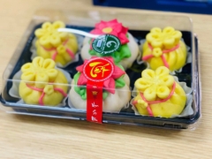 Hoa sen túi tiền- nhân đậu xanh sen dừa - Set 6c