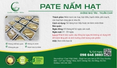 Pate nấm hạt nguyên chất