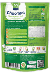 Cháo tươi baby  (tôm -rau ngót nhật _ cà rốt )