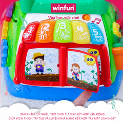 Khối lập phương phát nhạc, bằng nhựa, mã hàng: 000631, nhãn hiệu: Winfun