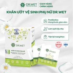 Khăn vệ sinh phụ nữ DR.WET (25 gói)