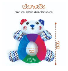 Lục Lạc Cầm Tay PIPO Con gấu