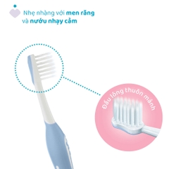 Bàn chải đánh răng Xanh biển Chicco 6-36M