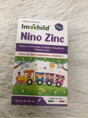 Thực phẩm bảo vệ sức khỏe NiNo ZinC ( Đóng gói 30ml/lọ, số lô: 3875, HSD:10/2026)