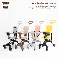 Xe Đẩy gấp Gọn  OLWEN ( xanh _ Hồng _Vàng _Kem ) TOBE