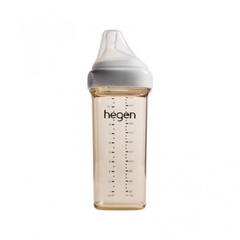 Bình sữa Hegen PPSU 330ml và núm ti size L dành cho bé trên 6 tháng tuổi, 2 bình 2 núm ti
