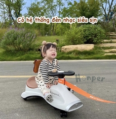 Xe lắc Honper LUXURY HP815 ( Trắng _ cam _ xanh )