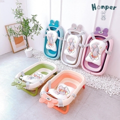 Chậu tắm  HONPER Hình  Thỏ  Kèm  Phao  Có nhiệt  Kế HP110