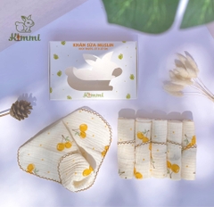 Hộp 6 Khăn Sữa Muslin ( 27x27 cm  ) KIMMI