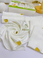 Hộp 6 Khăn Sữa Sợi Tre Cao Cấp  KIMMI
