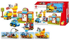 Bộ lắp ghép phương tiện giao thông 68 mảnh ghép